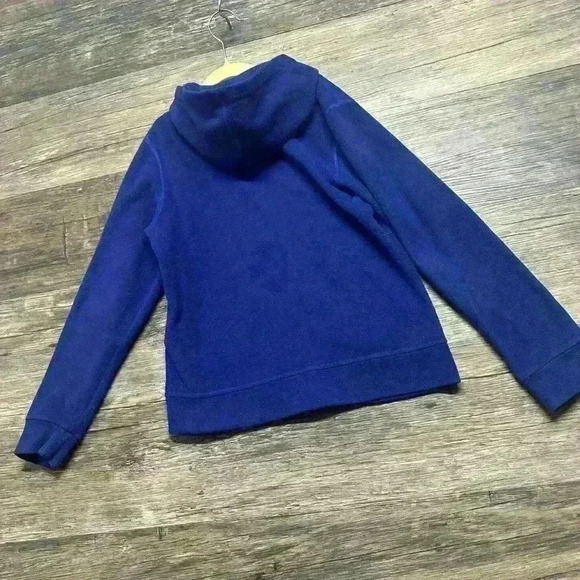 Patagonia Blue Zip-Up Girls Fleece Hoodie Size Medium - Picture 2 of 4